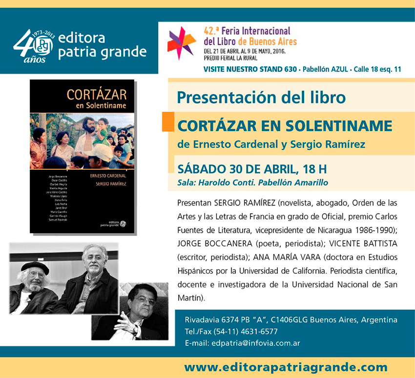 Cortázar en Solentiname. Presentación